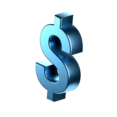 Signo de dólar  3D Icon