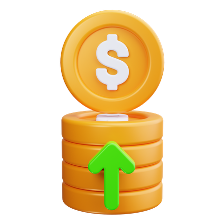 Signo de dólar  3D Icon