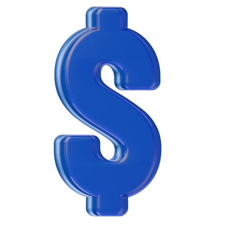 Signo de dólar  3D Icon