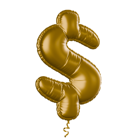 Signo de dólar  3D Icon