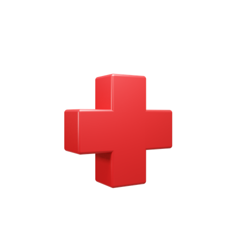 Signo de hospital  3D Icon