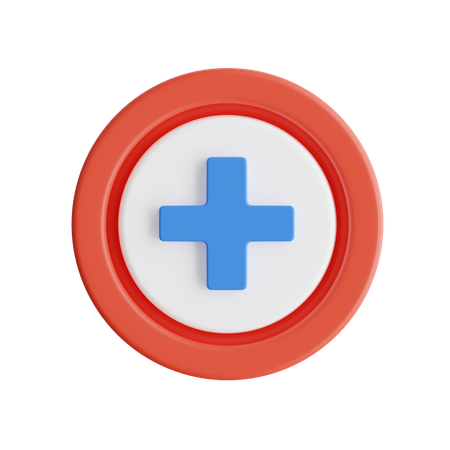 Signo de hospital  3D Icon