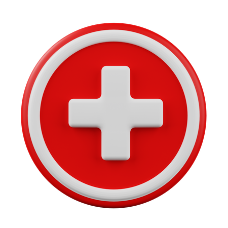 Signo de hospital  3D Icon