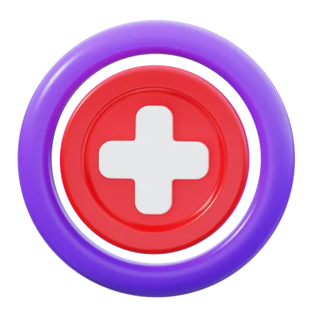 Signo de hospital  3D Icon