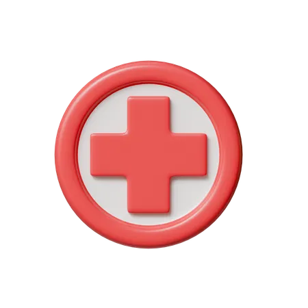 Signo de hospital  3D Icon