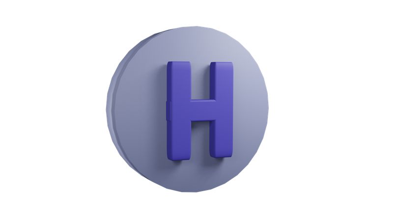 Signo de hospital  3D Icon