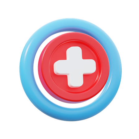 Signo de hospital  3D Icon