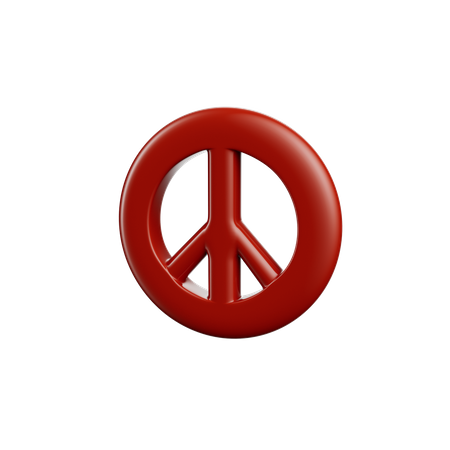 Signo de la paz  3D Icon