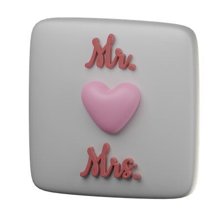 Signo de pareja  3D Icon