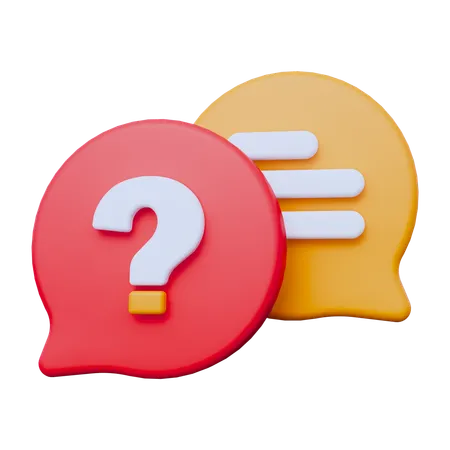 Signo de interrogación  3D Icon