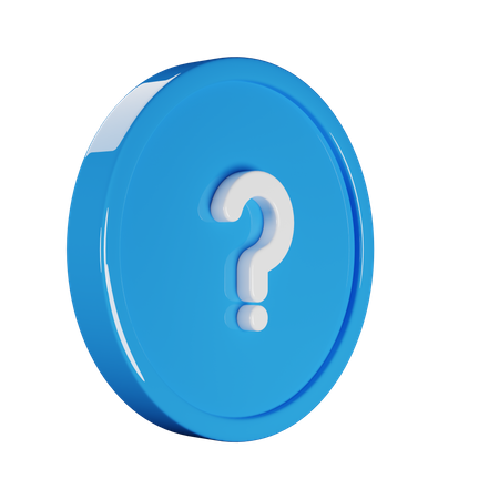 Signo de interrogación  3D Icon