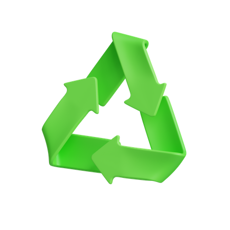 Signo de reciclaje  3D Icon