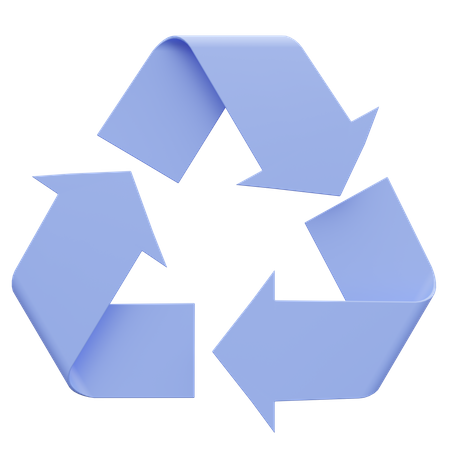 Signo de reciclaje  3D Icon