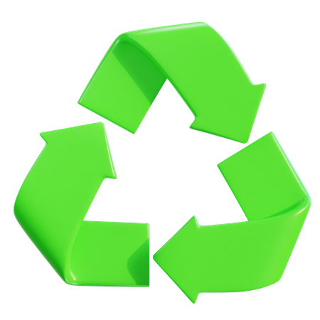 Signo de reciclaje  3D Icon