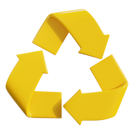 Signo de reciclaje  3D Icon