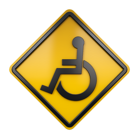 Signo de discapacitado  3D Icon