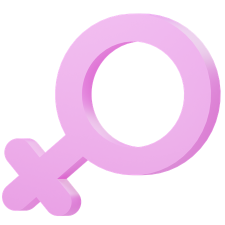 Signo femenino  3D Icon