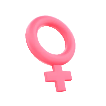 Signo femenino  3D Icon