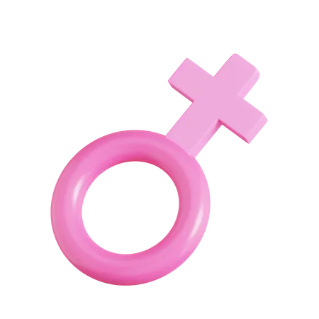 Signo femenino  3D Icon