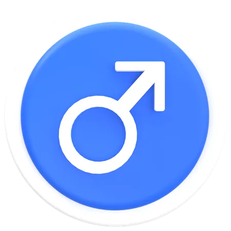 Signo masculino  3D Icon