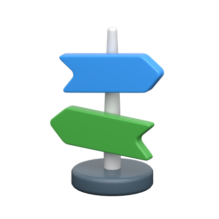 Signpost  3D Icon