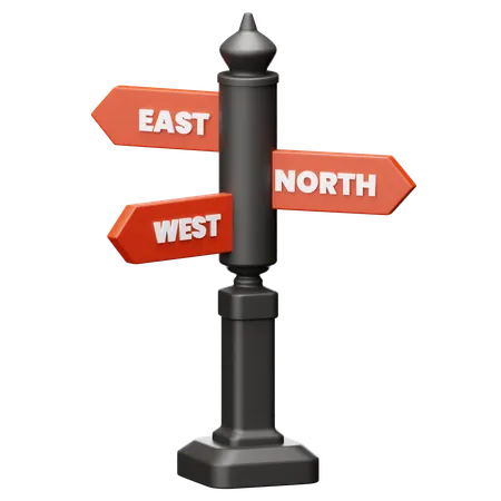 Signpost  3D Icon