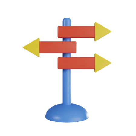 Signpost  3D Icon