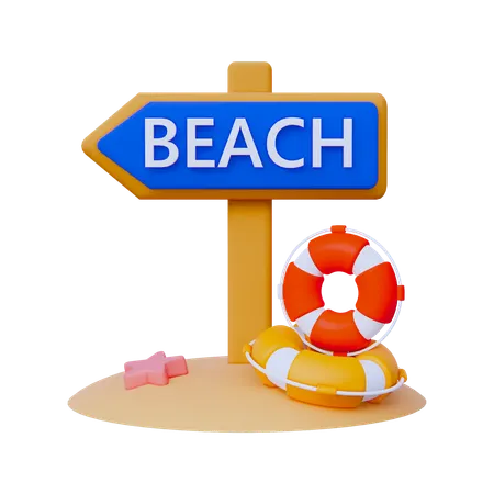 Signpost  3D Icon