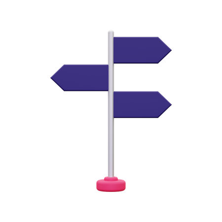 Signpost  3D Icon