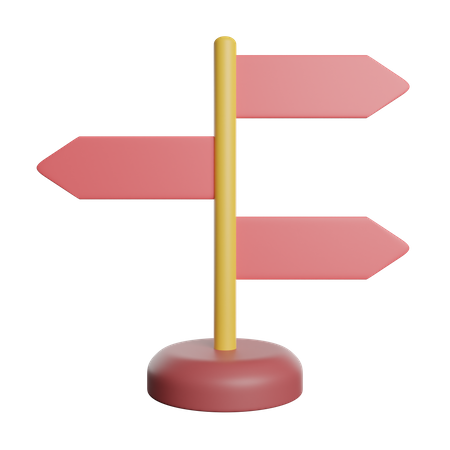 Signpost  3D Icon