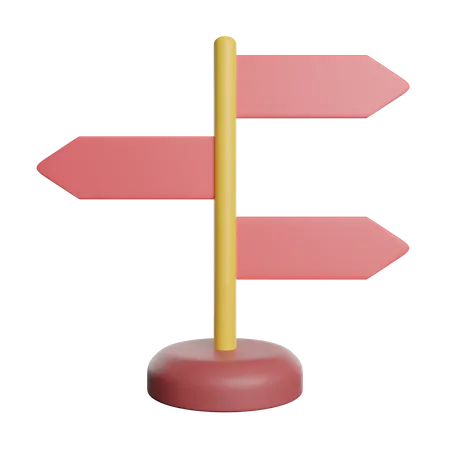 Signpost  3D Icon