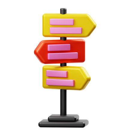 Signpost  3D Illustration