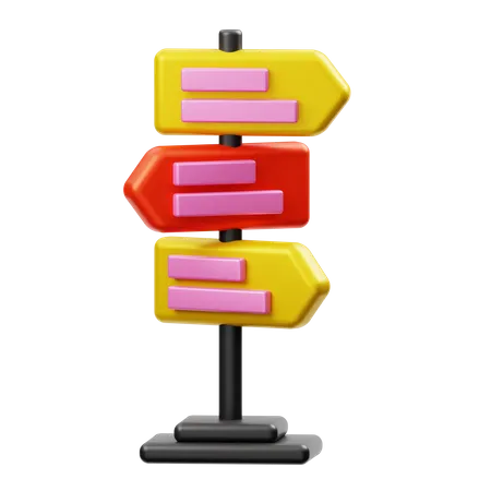 Signpost  3D Illustration