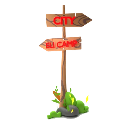 Signpost  3D Illustration