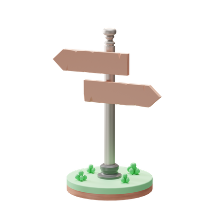 Signpost  3D Illustration