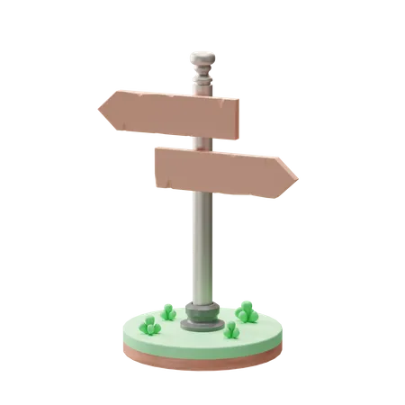 Signpost  3D Illustration