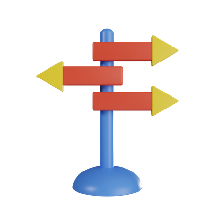 Signpost  3D Icon