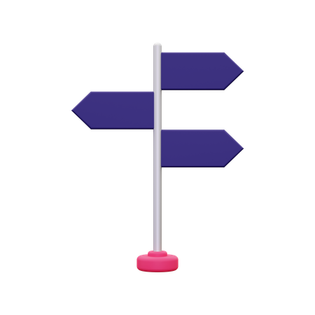 Signpost 3D Icon