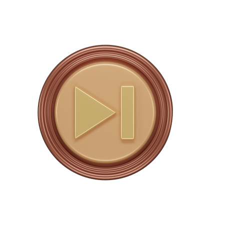 Siguiente botón de salto  3D Icon