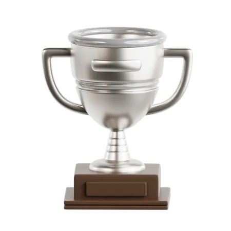 Silber-Trophäe  3D Icon