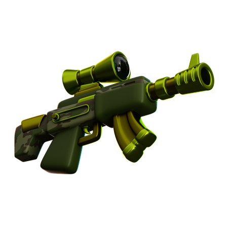 Silencer Pistol  3D Icon