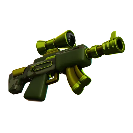 Silencer Pistol  3D Icon