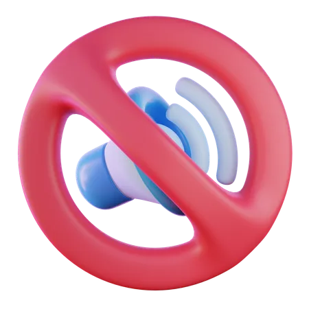 Silenciar volumen  3D Icon