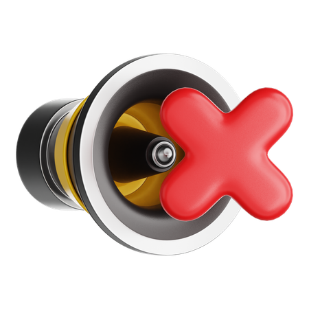 Silencieux  3D Icon