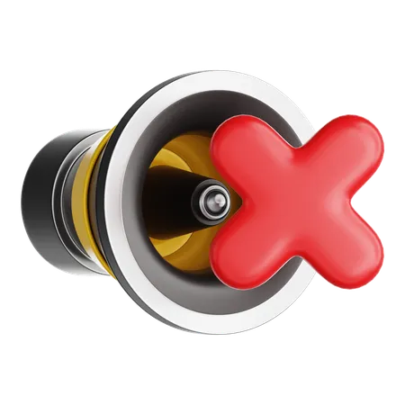 Silencieux  3D Icon