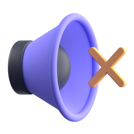 Silenciar  3D Icon