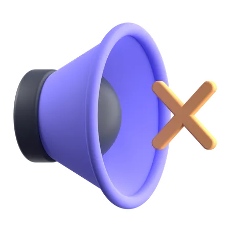 Silenciar  3D Icon