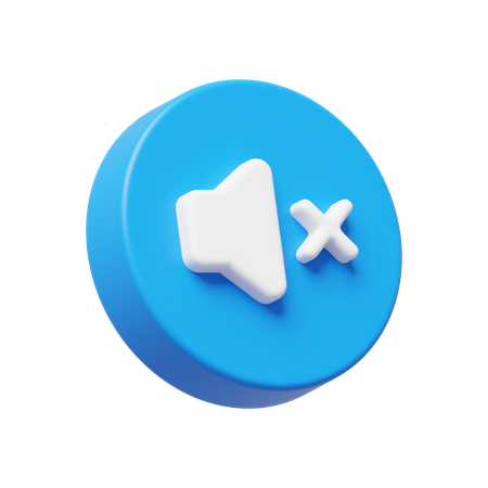 Silenciar  3D Icon