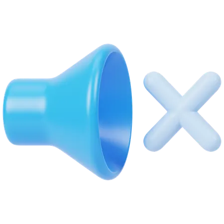 Silenciar  3D Icon