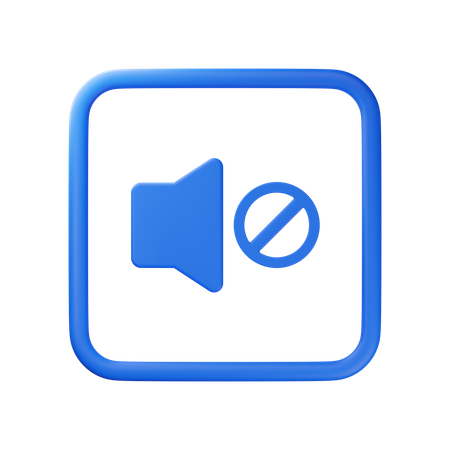 Silenciar  3D Icon